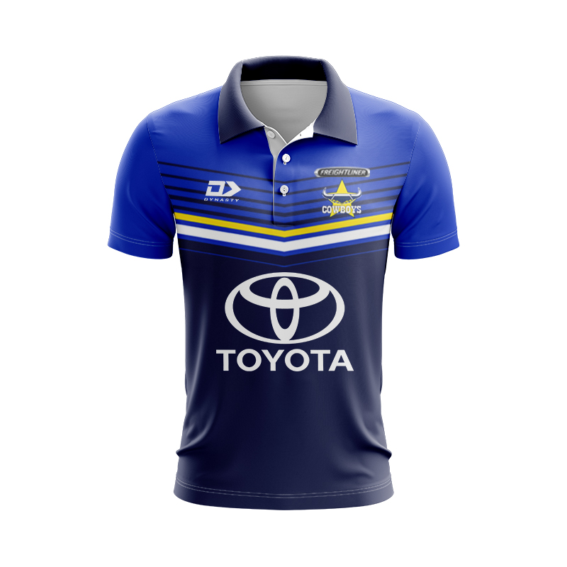 NRL North Queensland Cowboys 2023 Training Polo Shirt