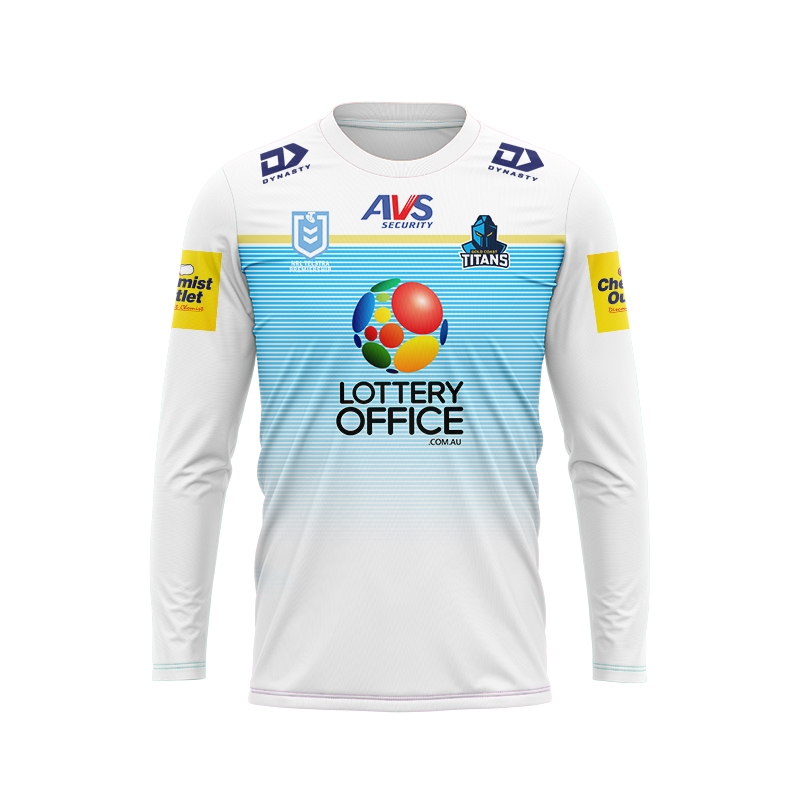NRL Gold Coast Titans 2024 Long Sleeve Away Jersey