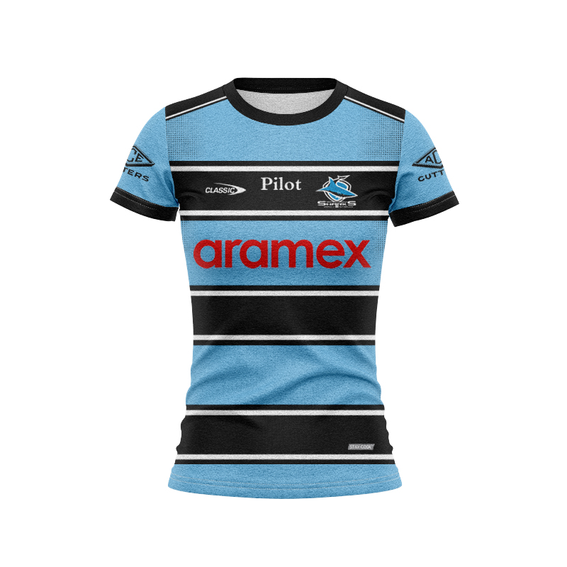 Women's NRL Cronulla-Sutherland Sharks 2025 Warm Up Jersey