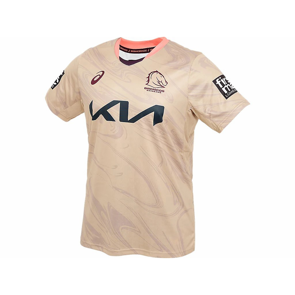 NRL Brisbane Broncos 2024 Wood Training Jersey