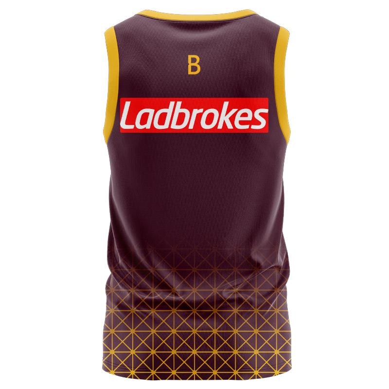 NRL Brisbane Broncos 2024 Players Maroon Singlet
