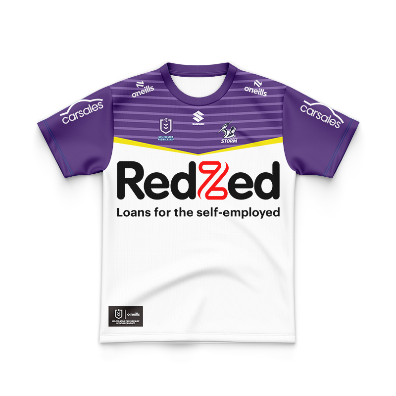 Kid's NRL Melbourne Storm 2025 Away Jersey