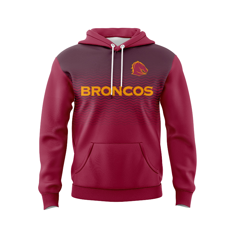 NRL Brisbane Broncos 2025 Training Hoodie