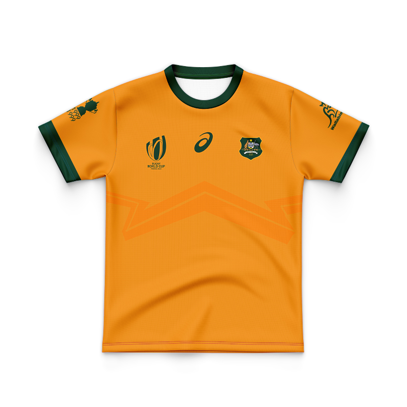 Kid's Australian Wallabies RWC 2023 Home Jersey