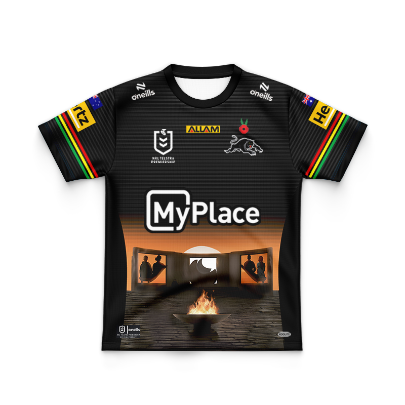 Kid's NRL Penrith Panthers 2025 ANZAC Jersey