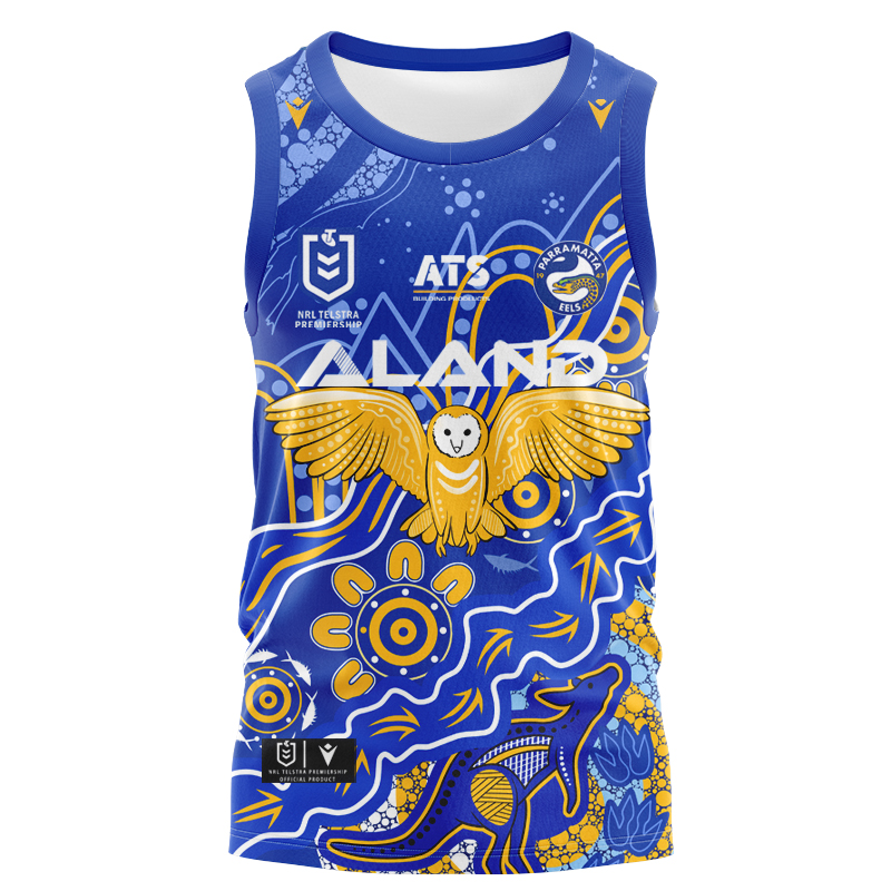 NRL Parramatta Eels 2024 Indigenous Singlet