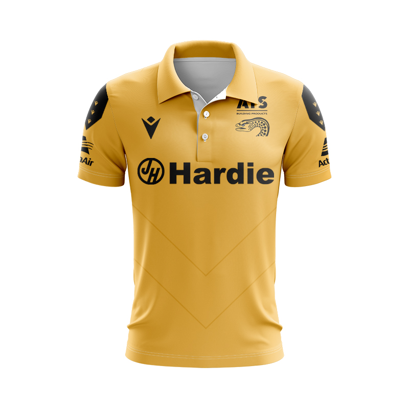 NRL Parramatta Eels 2025 Yellow Training Polo Shirt