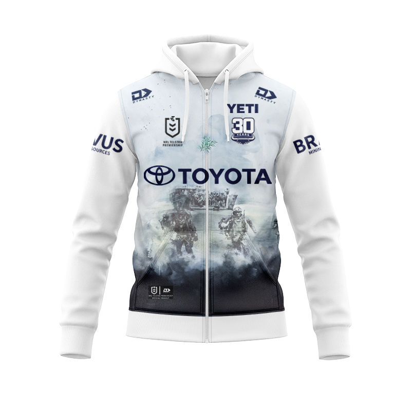 NRL North Queensland Cowboys 2025 ANZAC Zipper Hoodie