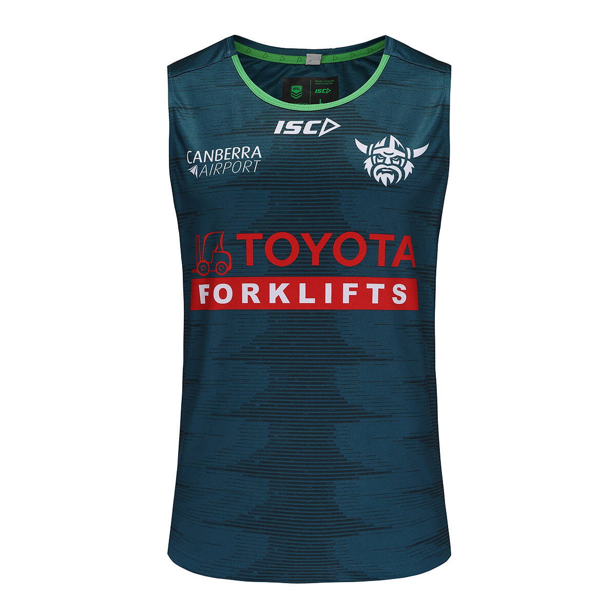 NRL Canberra Raiders 2025 Jungle Training Singlet