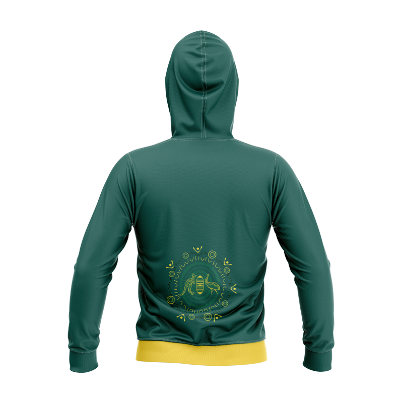 Kid's Australia Kangaroos 2024 Indigenous Hoodie