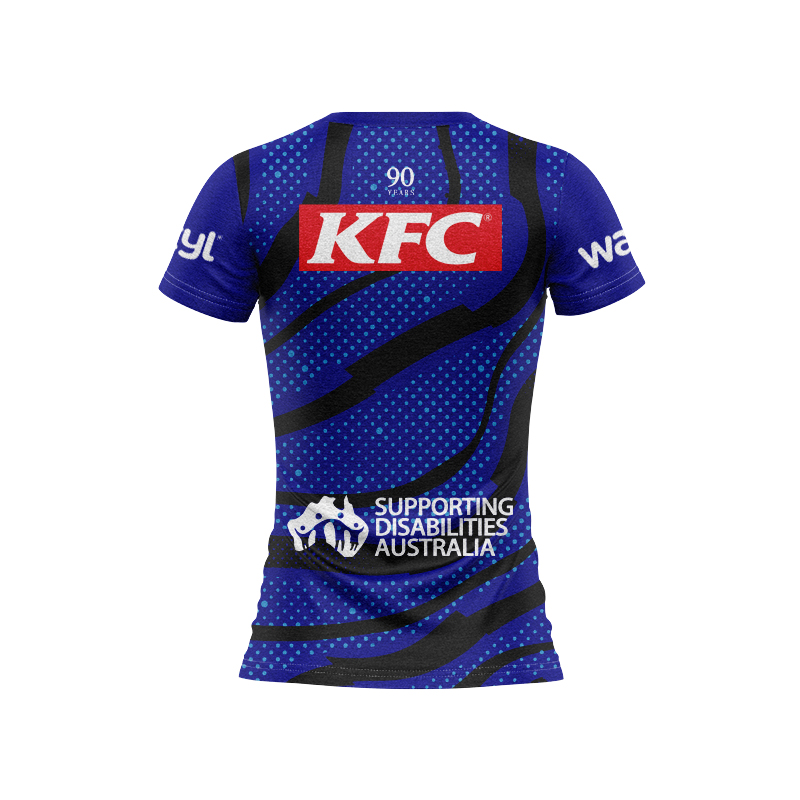 Women's NRL Canterbury-Bankstown Bulldogs 2025 Blue Training Jersey
