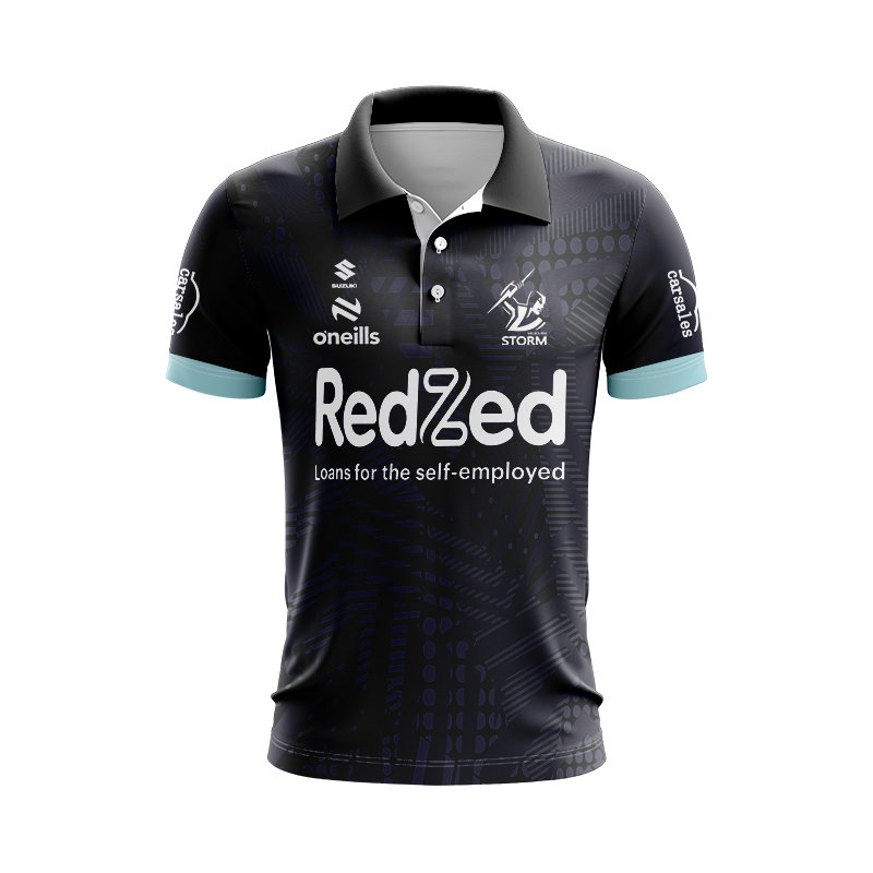 NRL Melbourne Storm 2024 Blue Training Polo Shirt