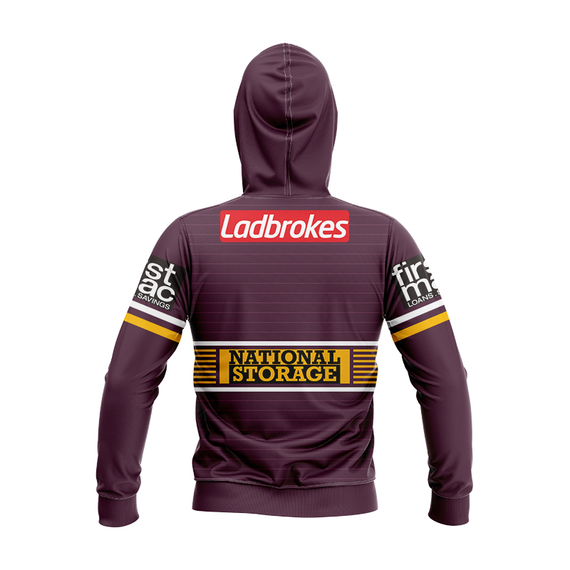 Kid's NRL Brisbane Broncos 2022 Home Hoodie
