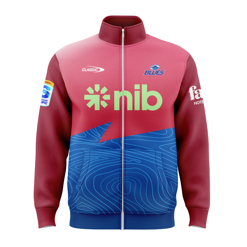Auckland Blues Super Rugby 2025 Training Jacket