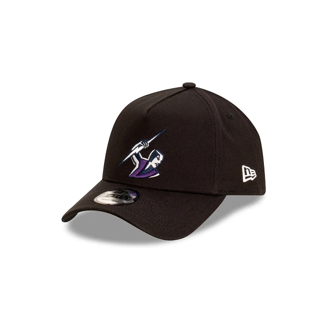 NRL Melbourne Storm Black Embroidered Logo Cap 2025