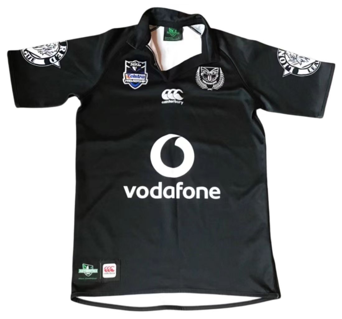 NRL New Zealand Warriors 2011 Black Retro Jersey