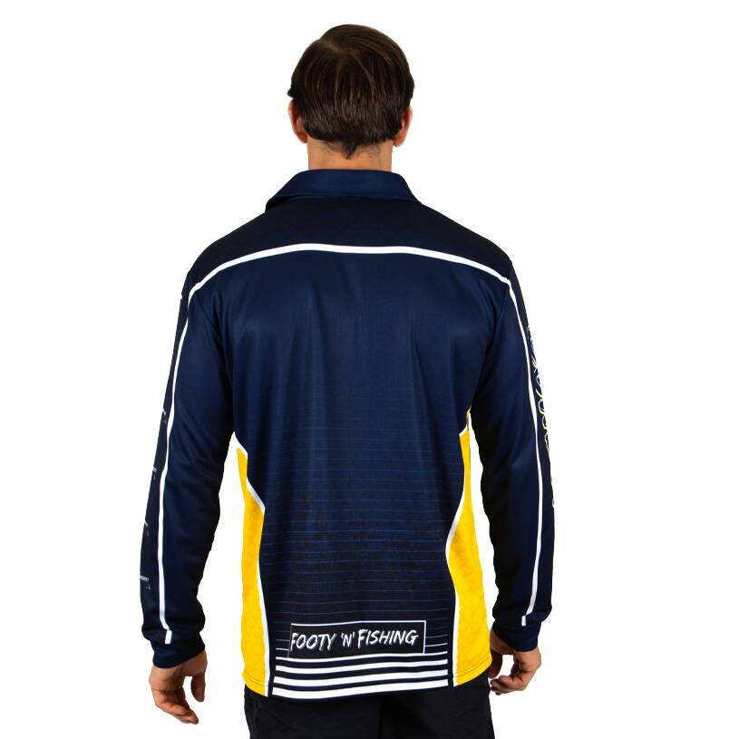 NRL North Queensland Cowboys 2025 Barracuda Fishing Shirt