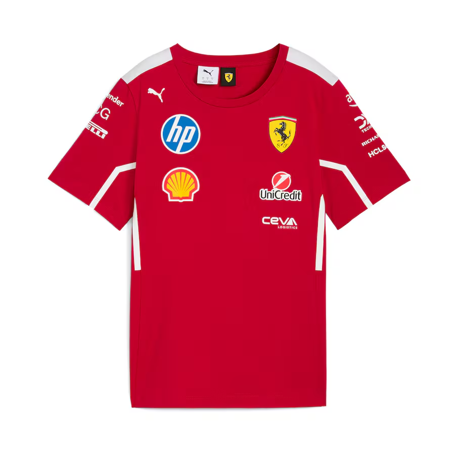 Ferrari F1 2025 Round Neck T-shirt Mens