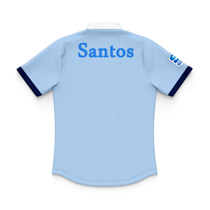 Kid's NSW Waratahs Super Rugby 2024 ISC Home Polo Shirt