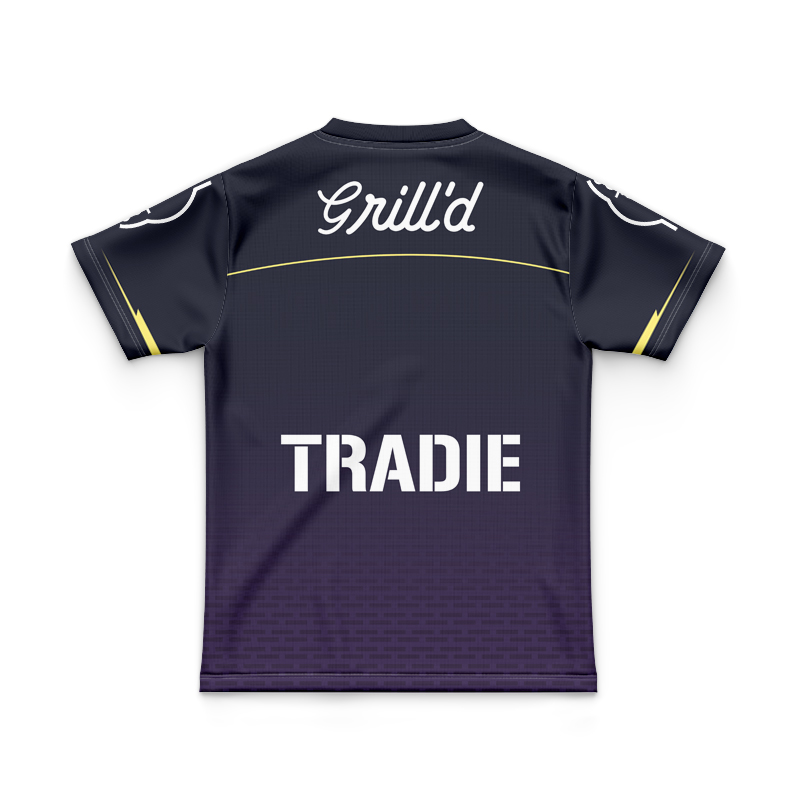 Kid's NRL Melbourne Storm 2025 Run Out Jersey