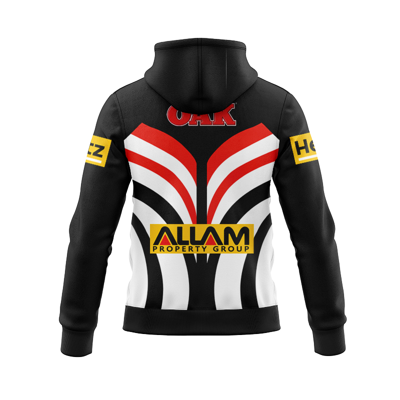 NRL Penrith Panthers 2025 Warm Up Zipper Hoodie