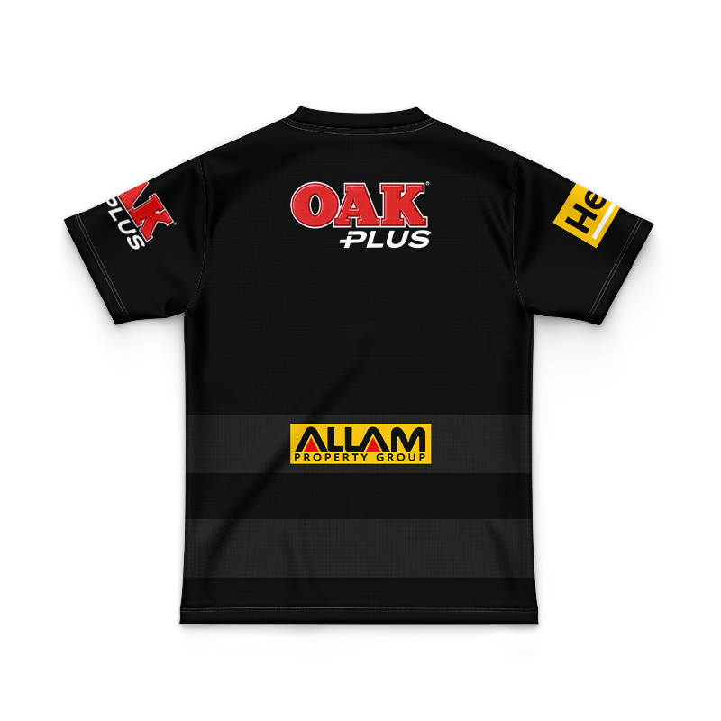 Kid's NRL Penrith Panthers 2025 Black Training Jersey