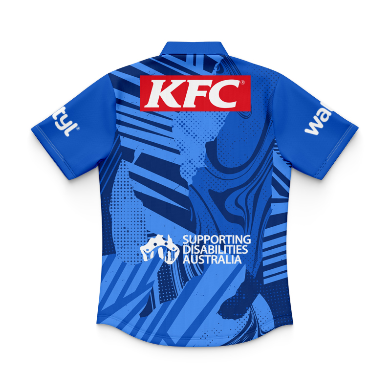 Kid's NRL Canterbury-Bankstown Bulldogs 2025 Training Polo Shirt