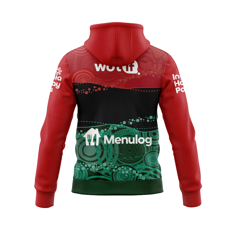 NRL South Sydney Rabbitohs 2024 Captains Run Zipper Hoodie