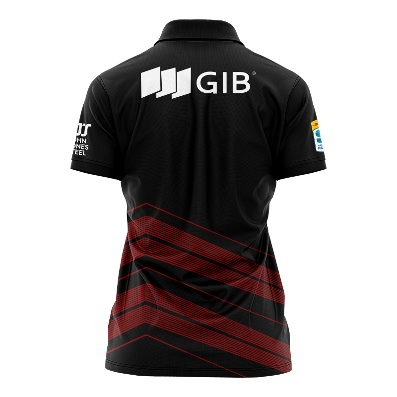 Women's Canterbury Crusaders Super Rugby 2024 Away Polo Shirt