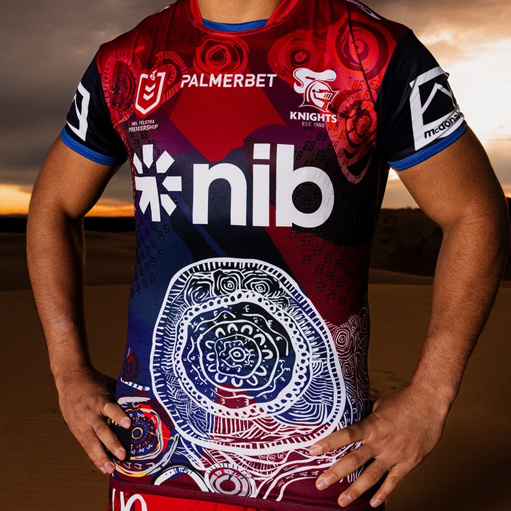 NRL Newcastle Knights 2025 Indigenous Jersey