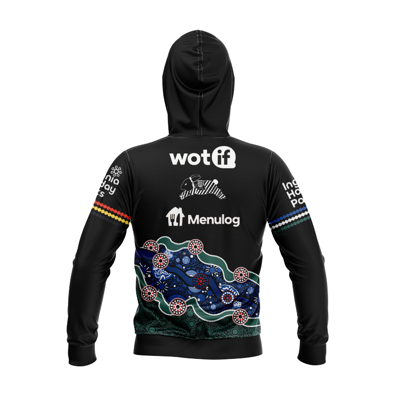 Kid's NRL South Sydney Rabbitohs 2024 Indigenous Training Hoodie