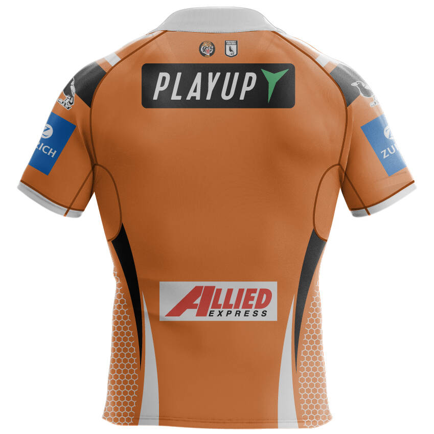 NRL Wests Tigers 2025 Away Jersey