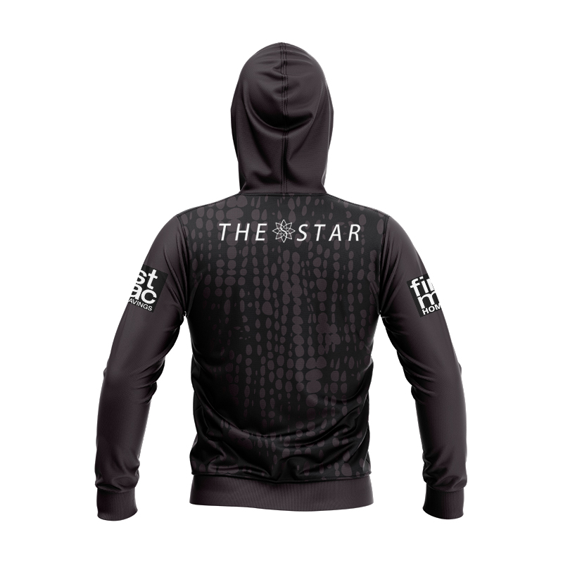 Kid's NRL Brisbane Broncos 2025 Black Training Hoodie