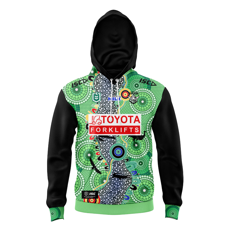 Kid's NRL Canberra Raiders 2024 Indigenous Hoodie