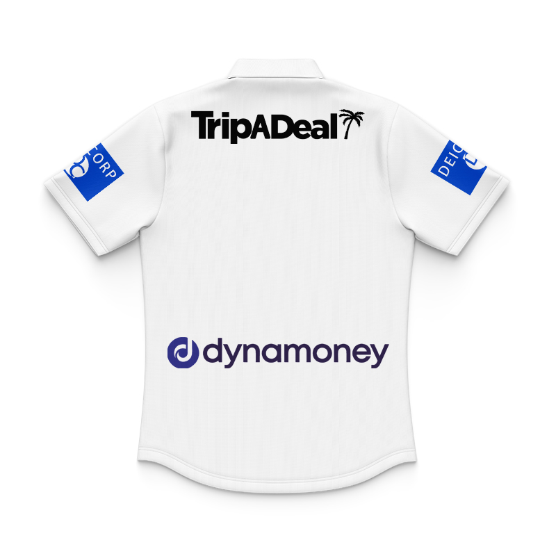 Kid's NRL St George Illawarra Dragons 2025 Warm Up Polo Shirt