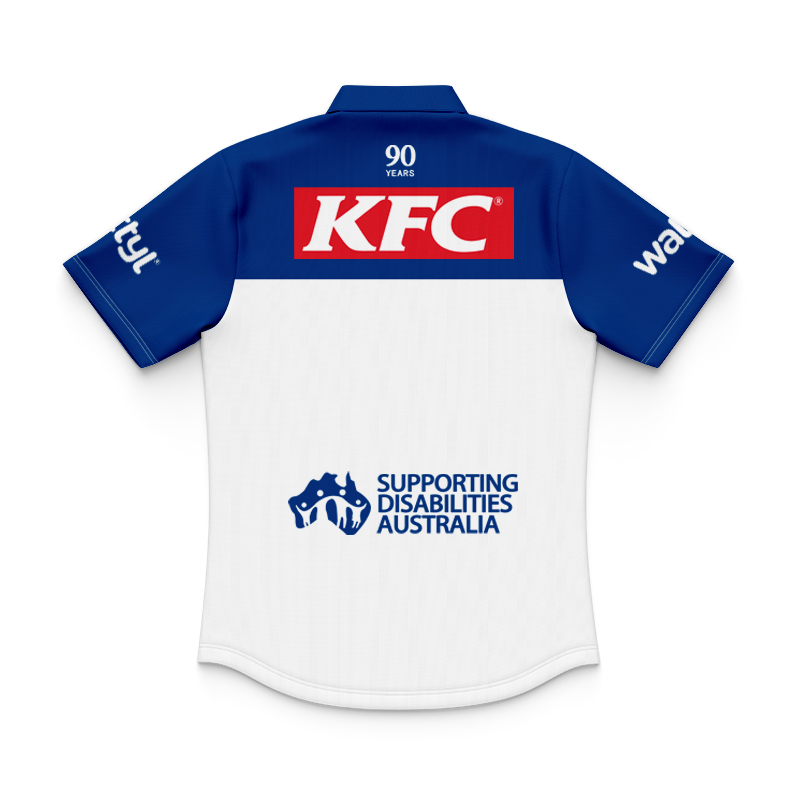 Kid's NRL Canterbury-Bankstown Bulldogs 2025 Home Polo Shirt