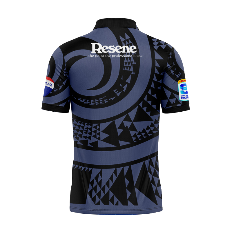 Wellington Hurricanes Super Rugby 2025 Away Polo Shirt