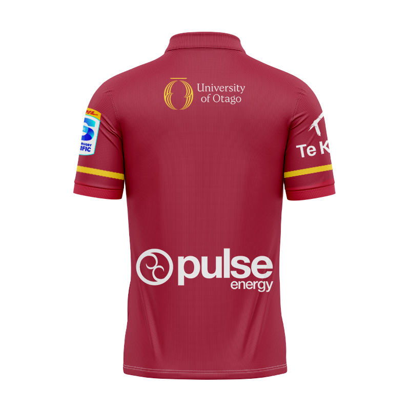 Otago Highlanders Super Rugby 2025 Away Polo Shirt