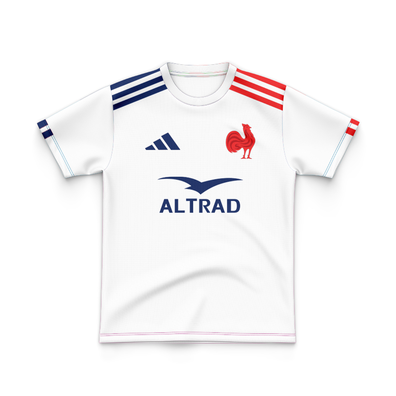 Kid's France Rugby 2024/25 Away Jersey