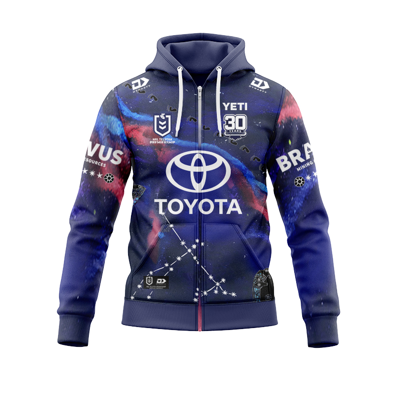 NRL North Queensland Cowboys 2025 Indigenous Zipper Hoodie