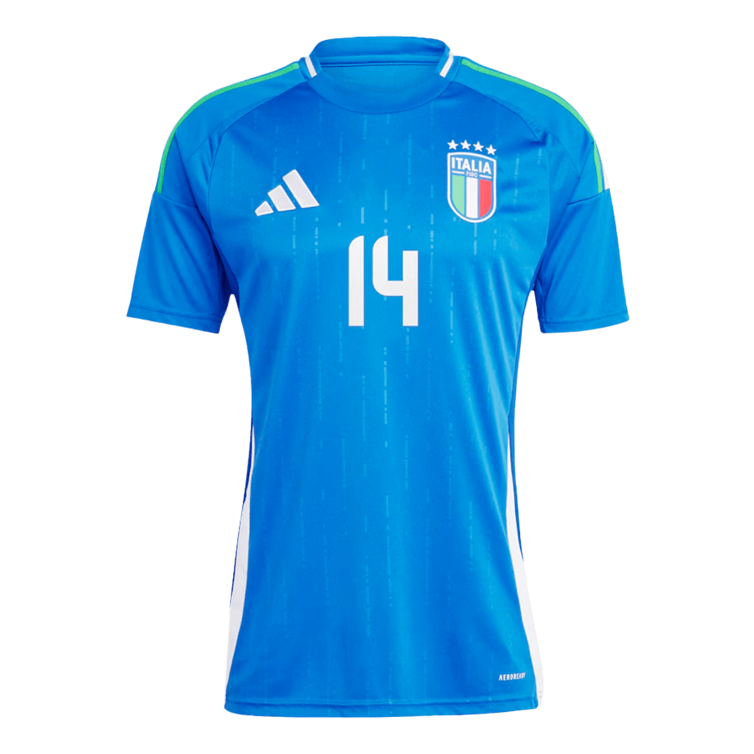 Federico Chiesa #14 Italy Home Jersey EURO 2024