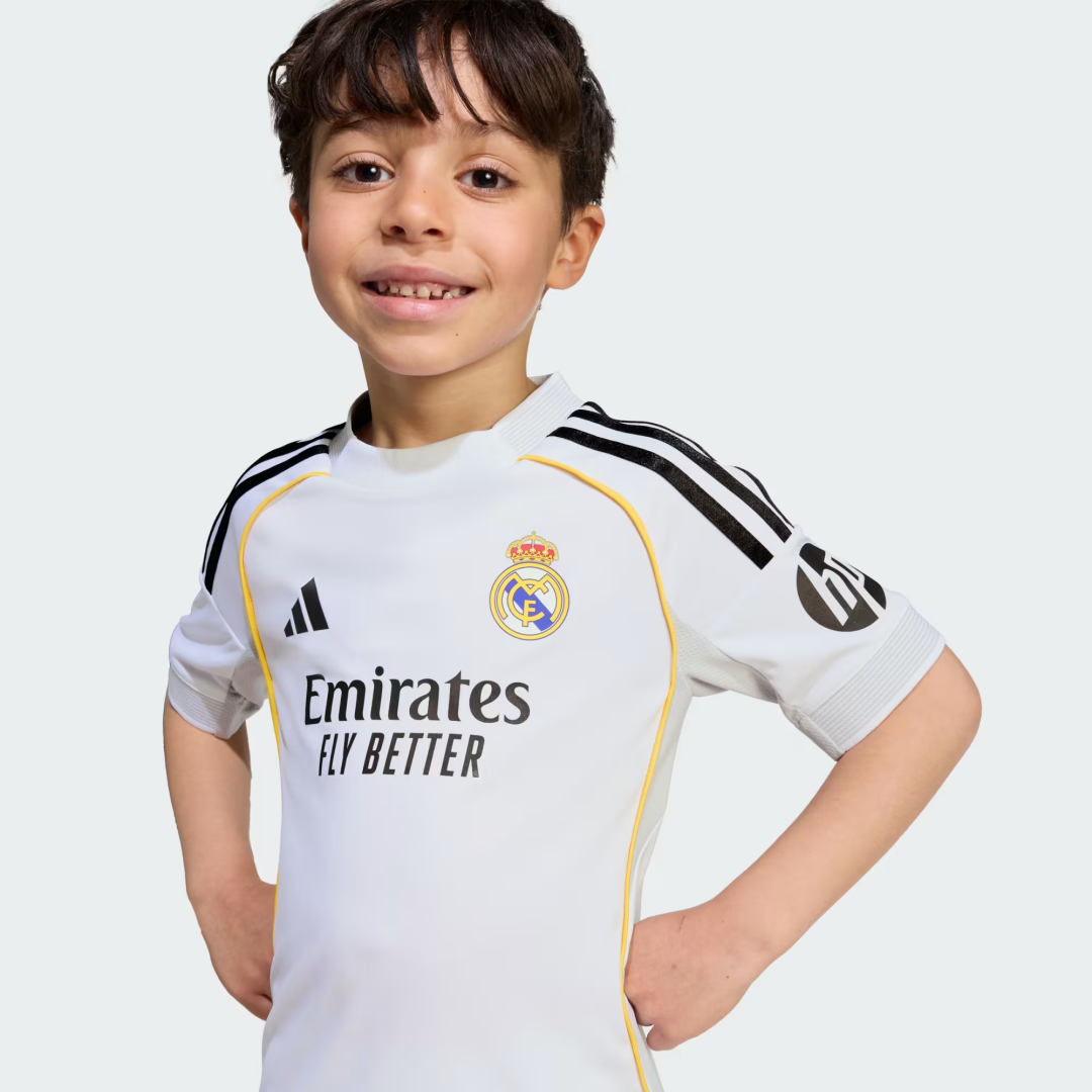 Kid's Real Madrid Home Kit 2025/26