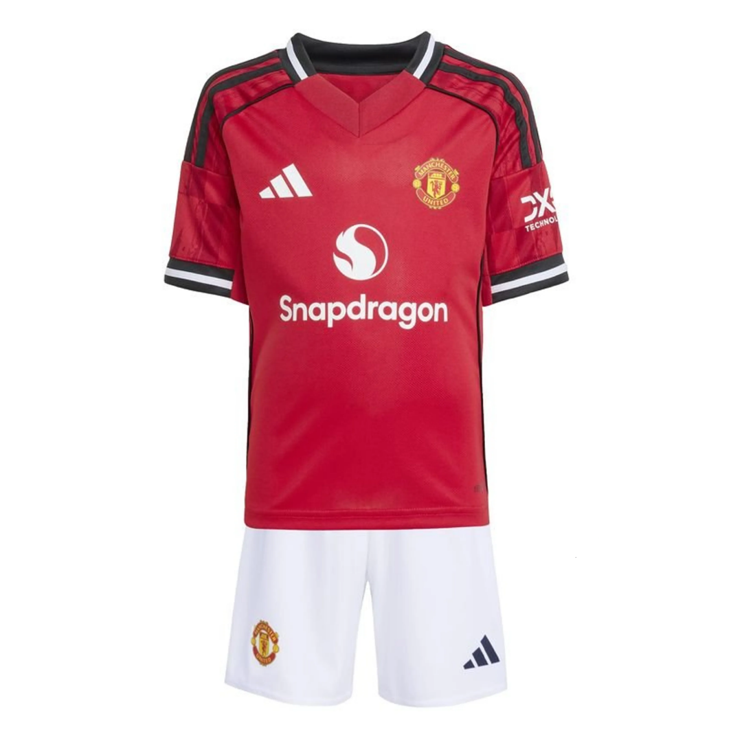 Kid's Manchester United Home Kit 2025/26