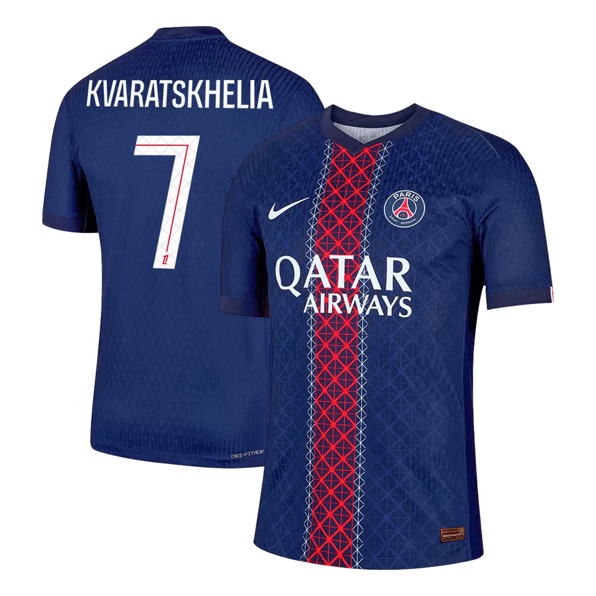 Player Version KVARATSKHELIA #7 PSG Paris Saint-Germain Home Jersey 2025/26