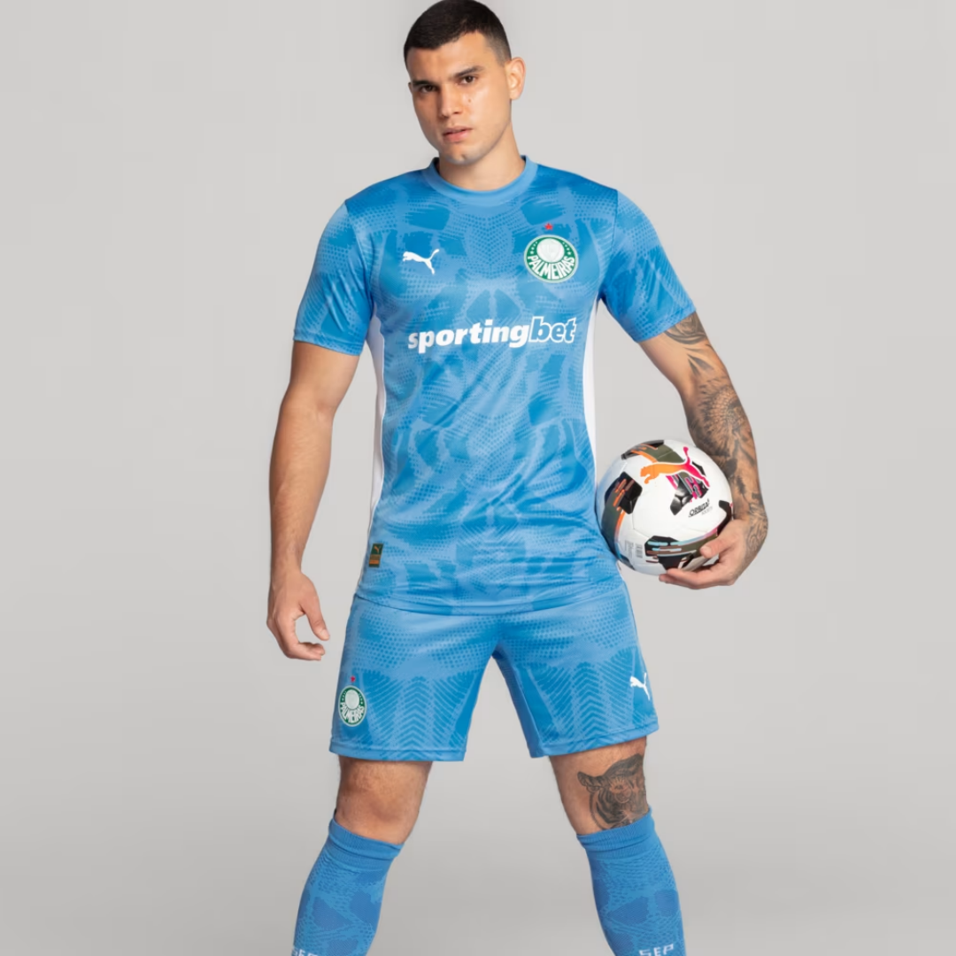 SE Palmeiras Goalkeeper Blue Jersey 2025