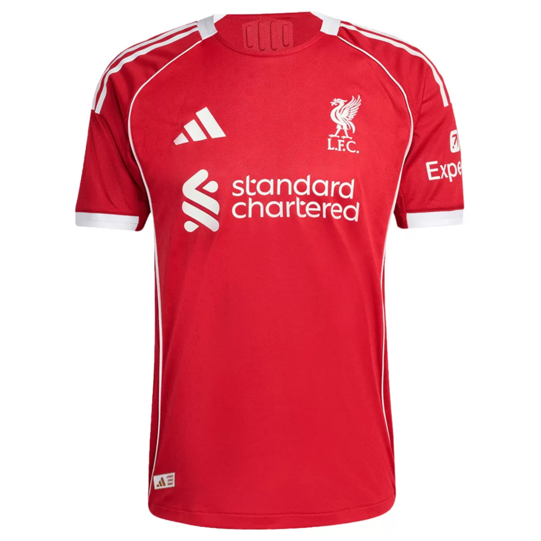 Player Version Liverpool Home Jersey 2025/26