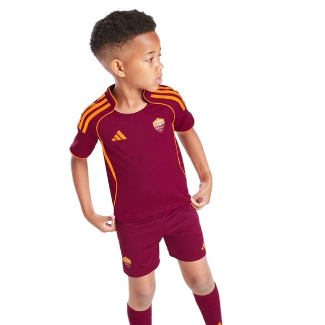 Kid's AS Roma Home Kit 2025/26