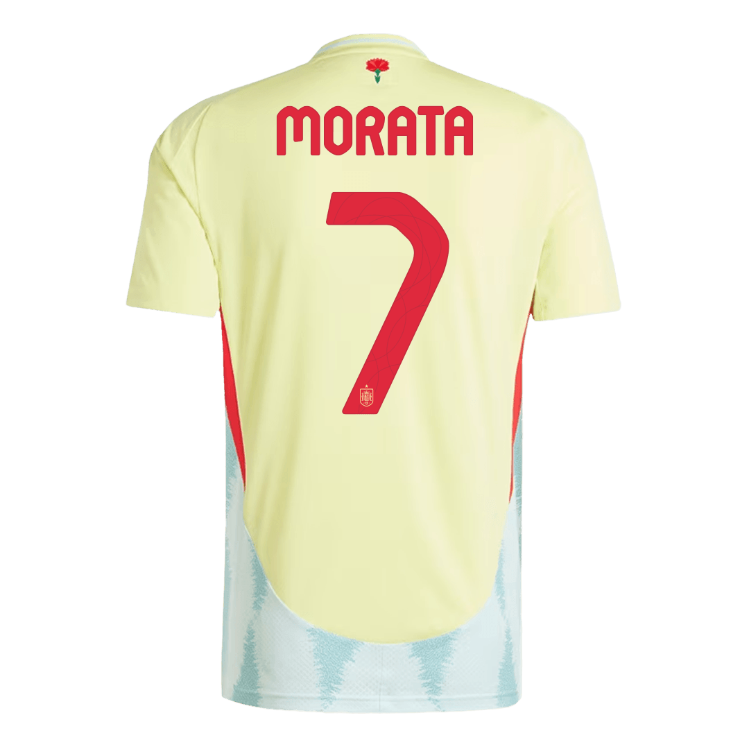Alvaro Morata #7 Spain Away Jersey EURO 2024