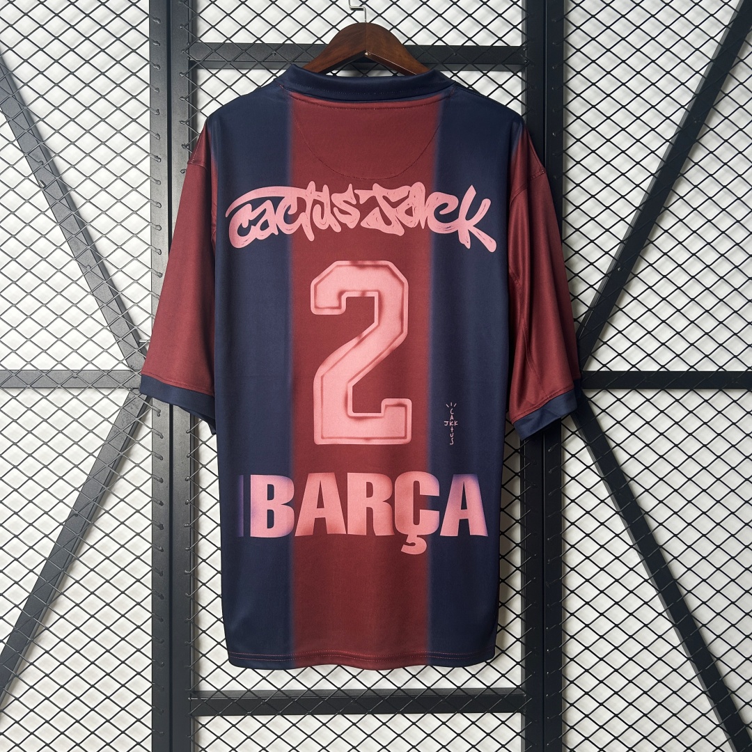 Retro CJ x Nike x FC Barcelona Home Skeleton Jersey 2000/01