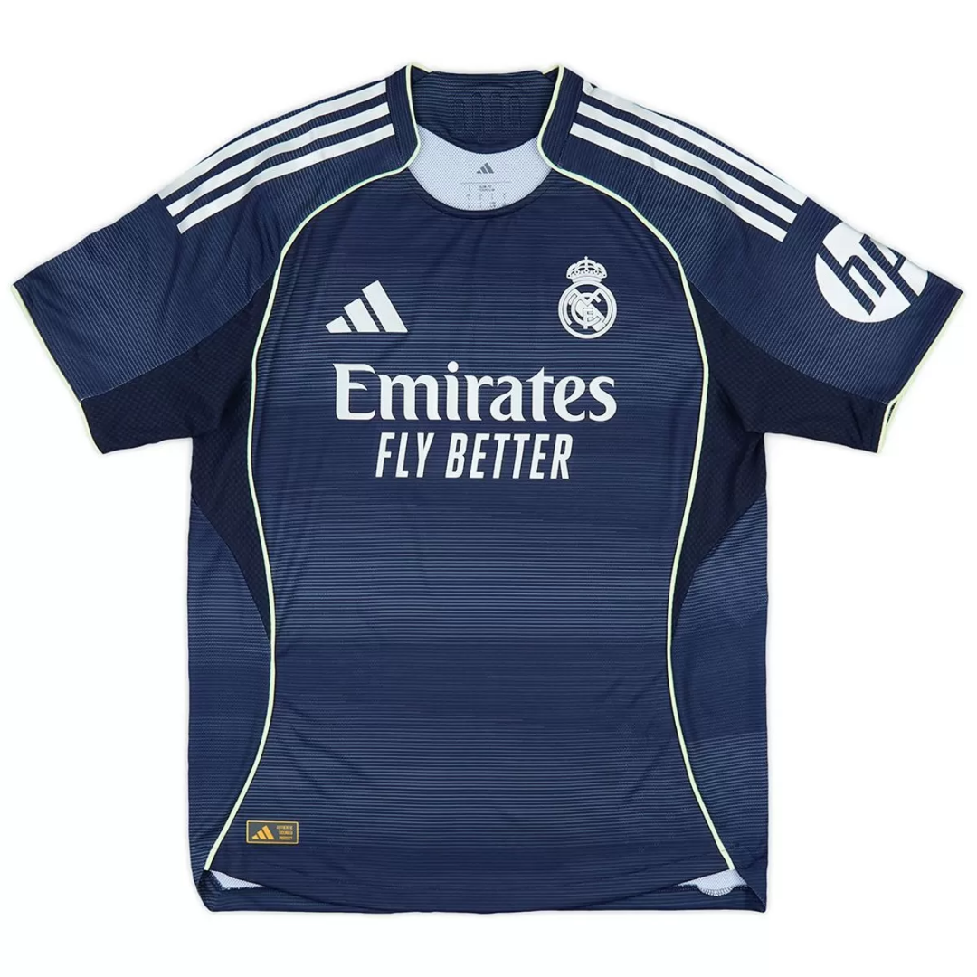 Player Version Real Madrid Away Match Jersey 2025/26